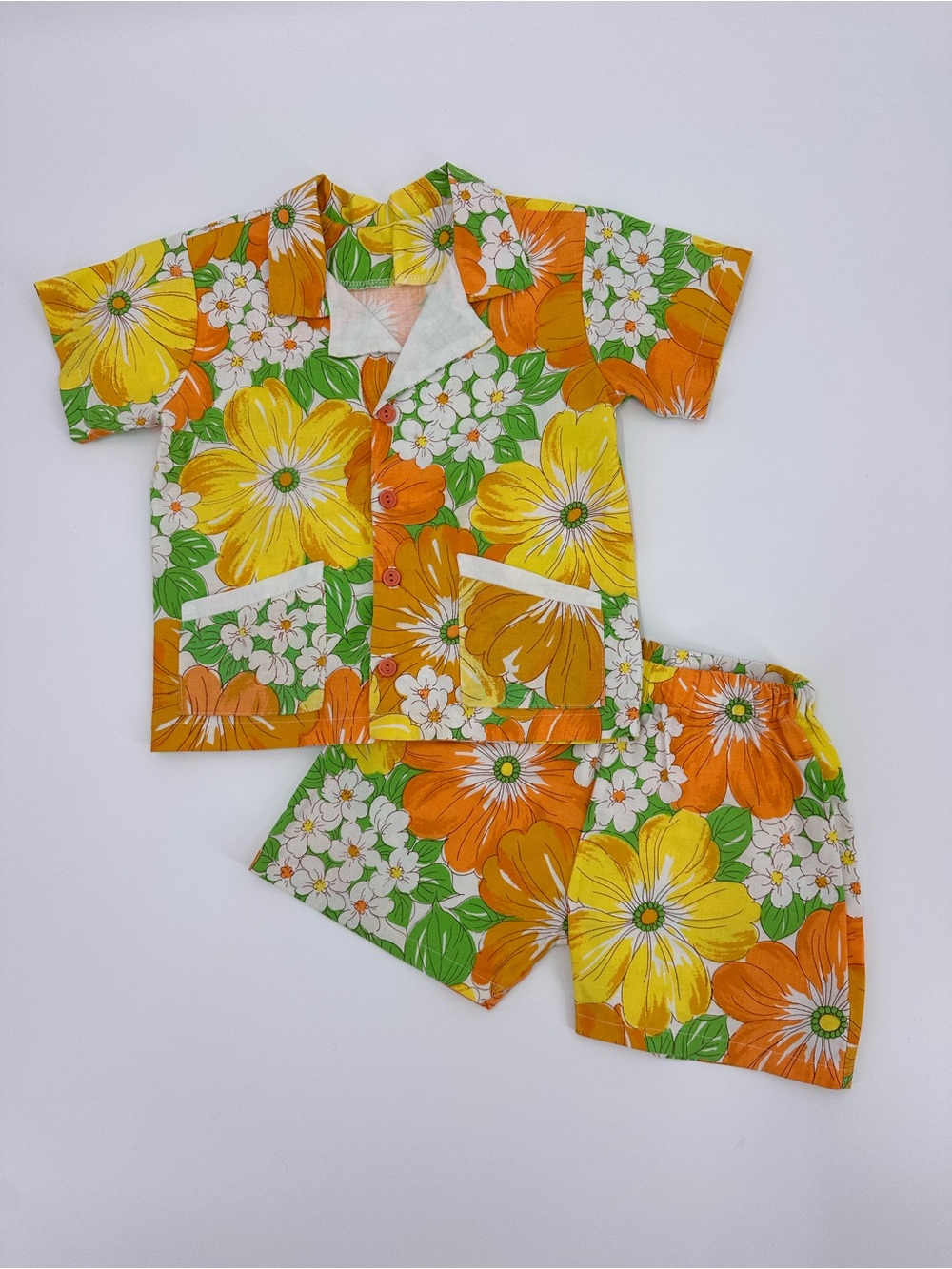 JOONBIRD Hawaiian Cabana Coord Set Size 4T